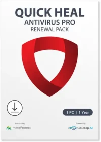 Quick Heal | Antivirus Pro Latest Version | 1 User | 1 Year Email Delivery